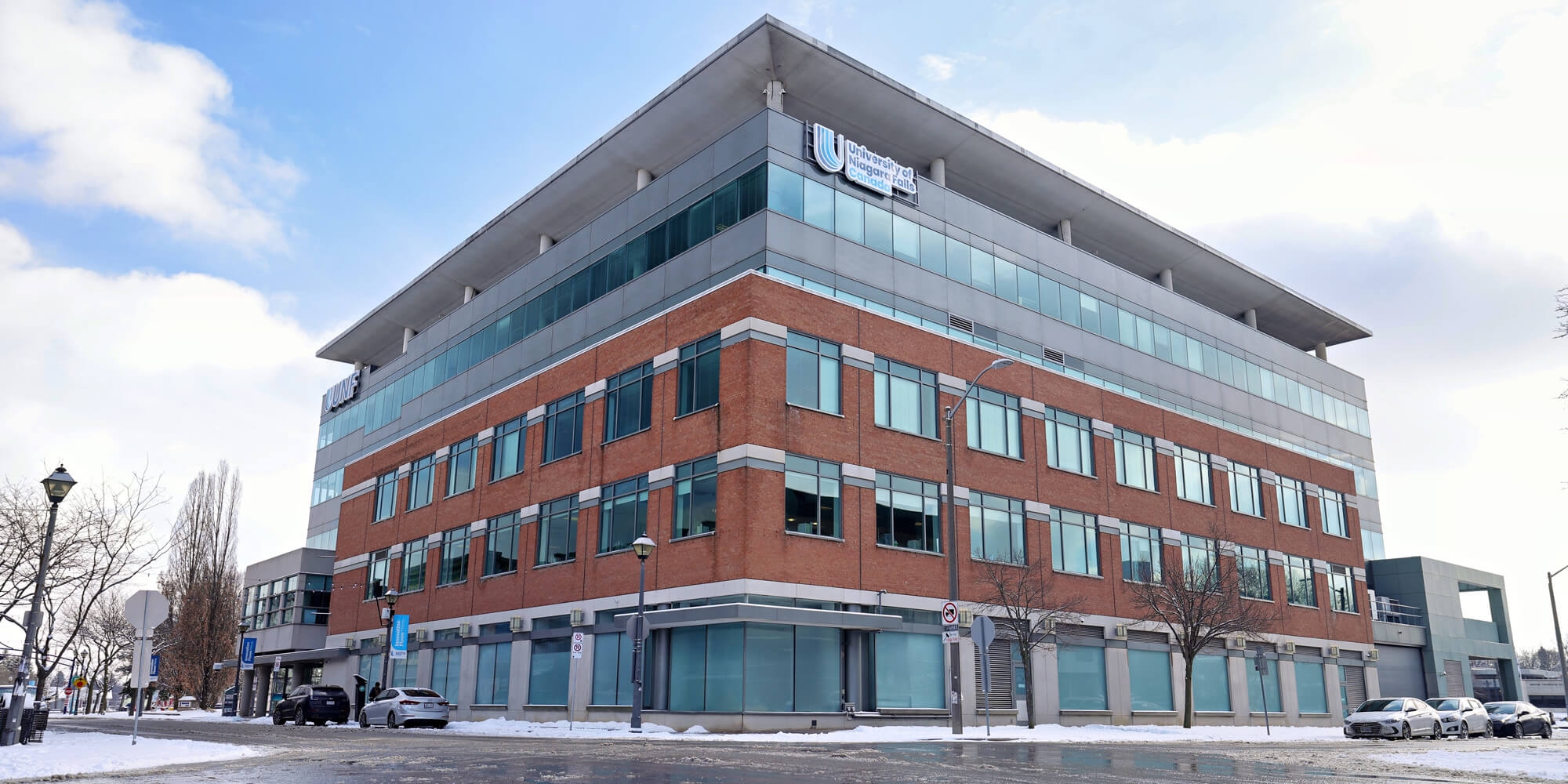 An isometric angle photo of UNFC building