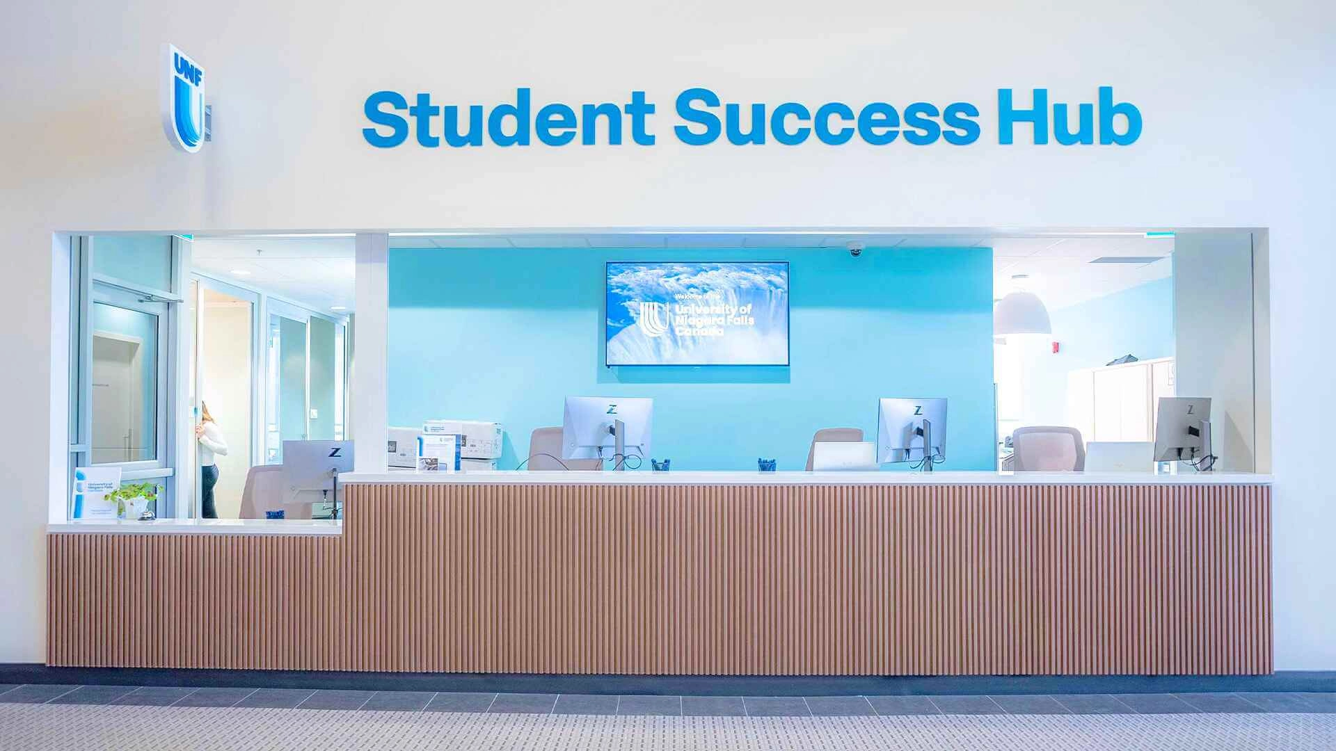 UNF Student Success Hub reception