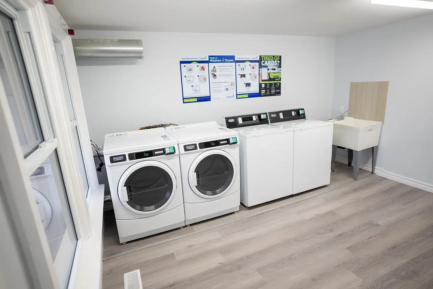 Lundy’s Lane student residences laundry room