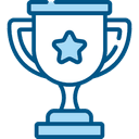 a trophy icon