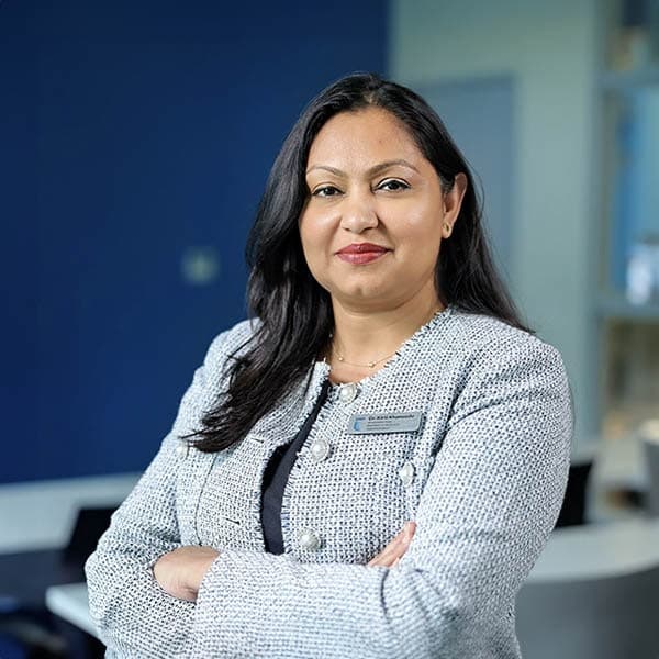 A portrait of Kirti Khanzode