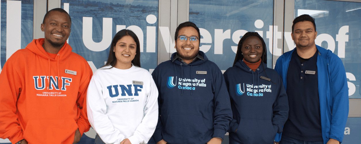 New Student Ambassadors bring passion and enthusiasm to University of Niagara Falls Canada campus