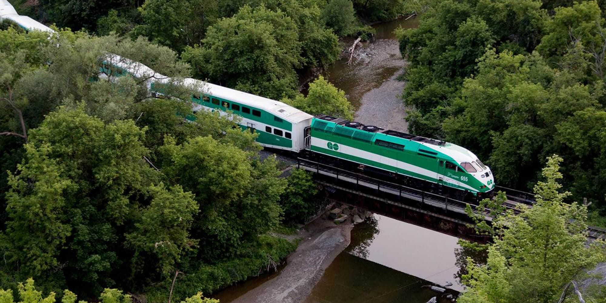Go train and transportation