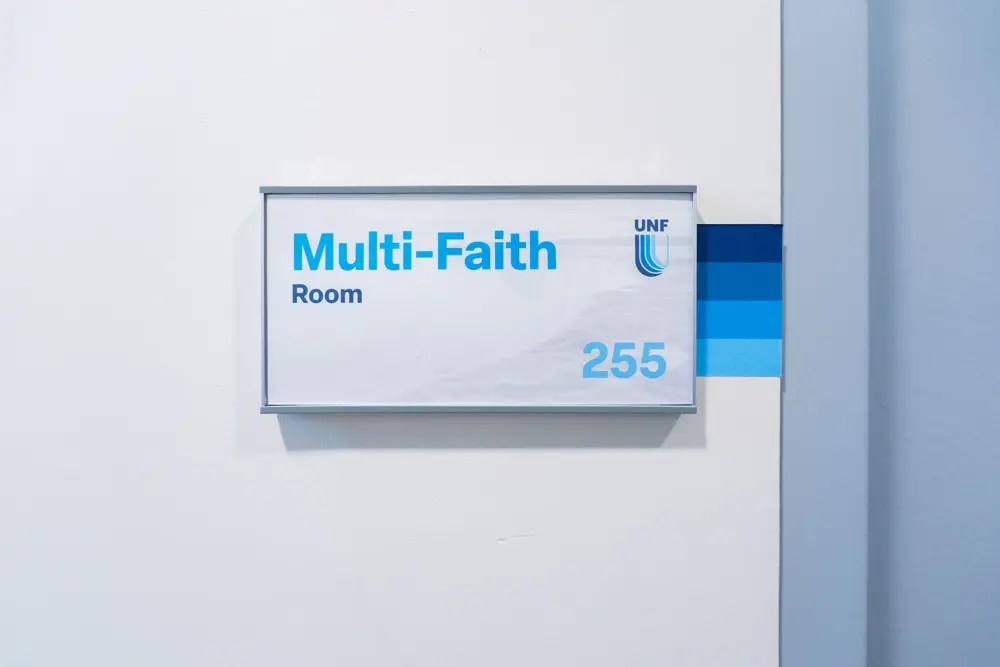 Multi-faith room sign