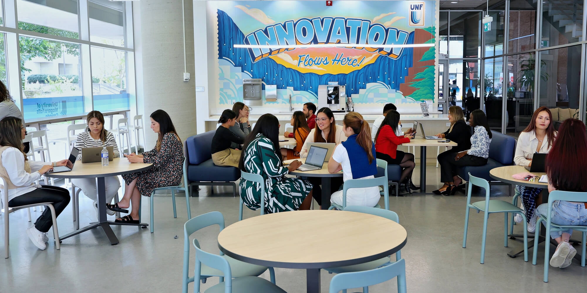 Student lounge space at UNF