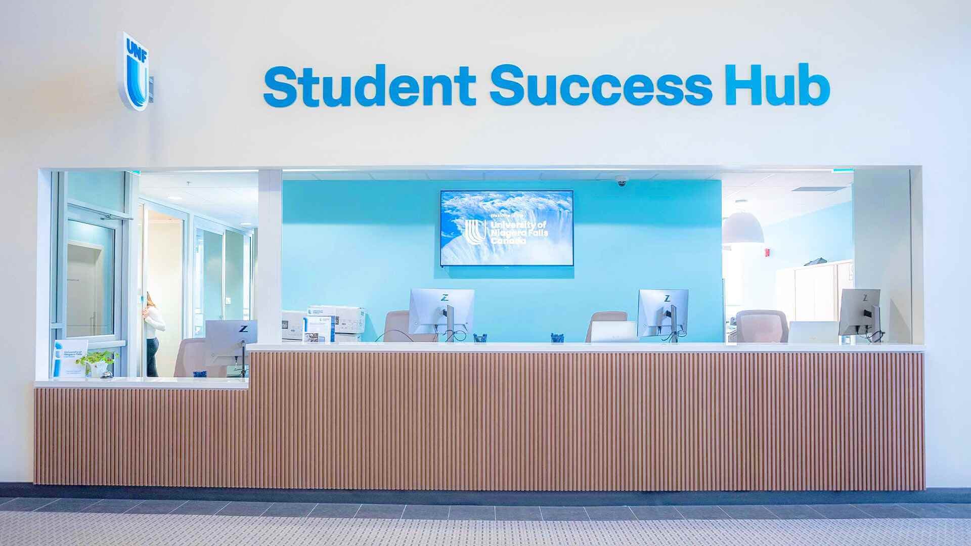UNF Student Success Hub reception