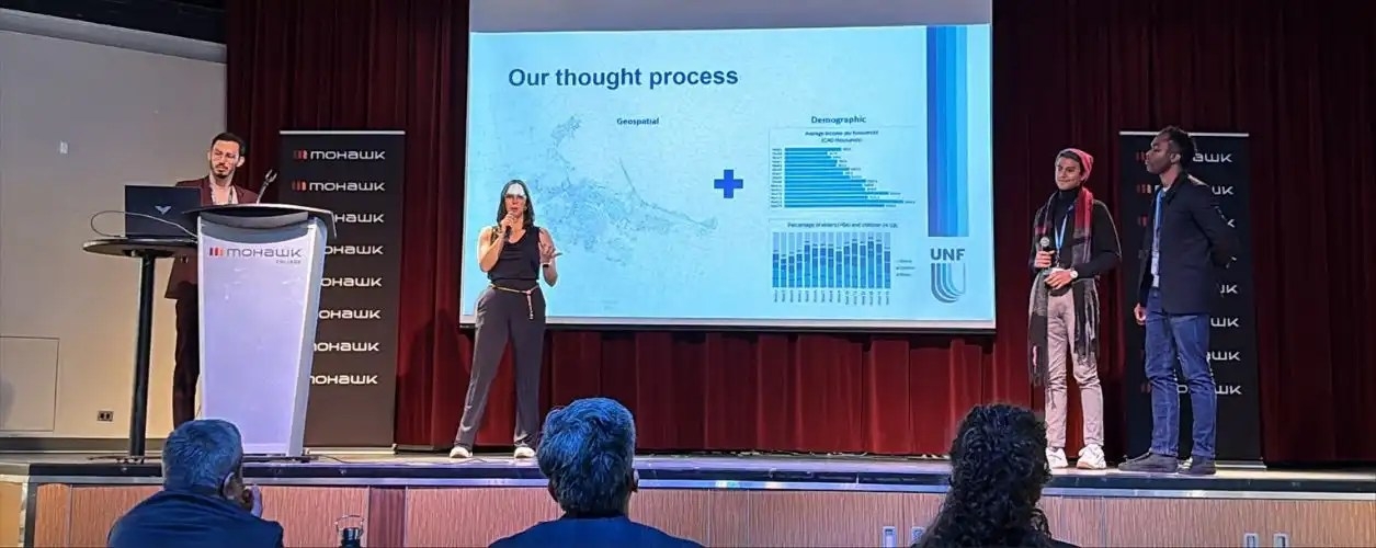Master of Data Analytics students competed to solve a real-world problem in Higher Education Analytics Data Competition