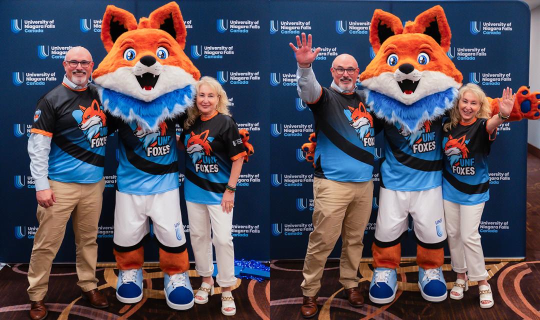 Spark posting with the UNF CEO and President