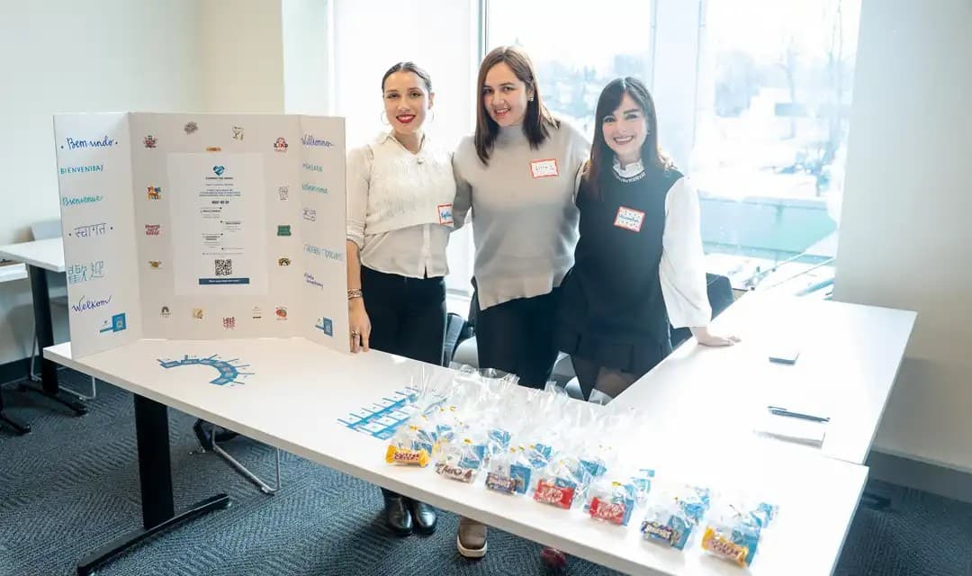 Participants from the Connected Moms club