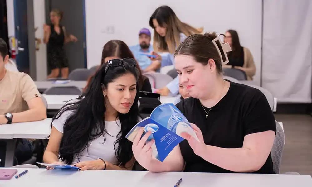 Students inside the classroom