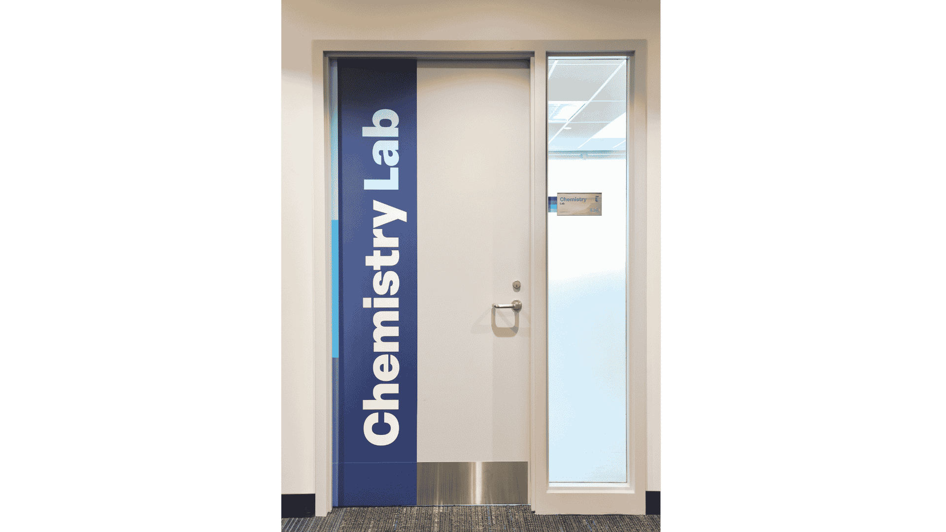 Chemistry lab entrance