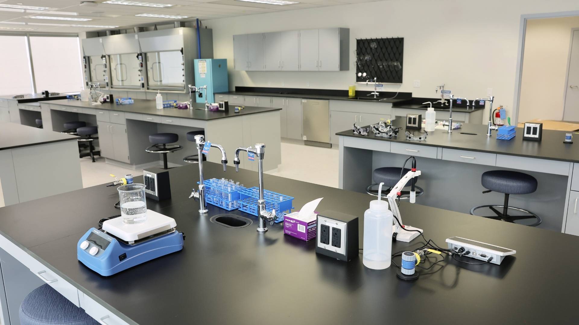 Fully equipped science laboratory